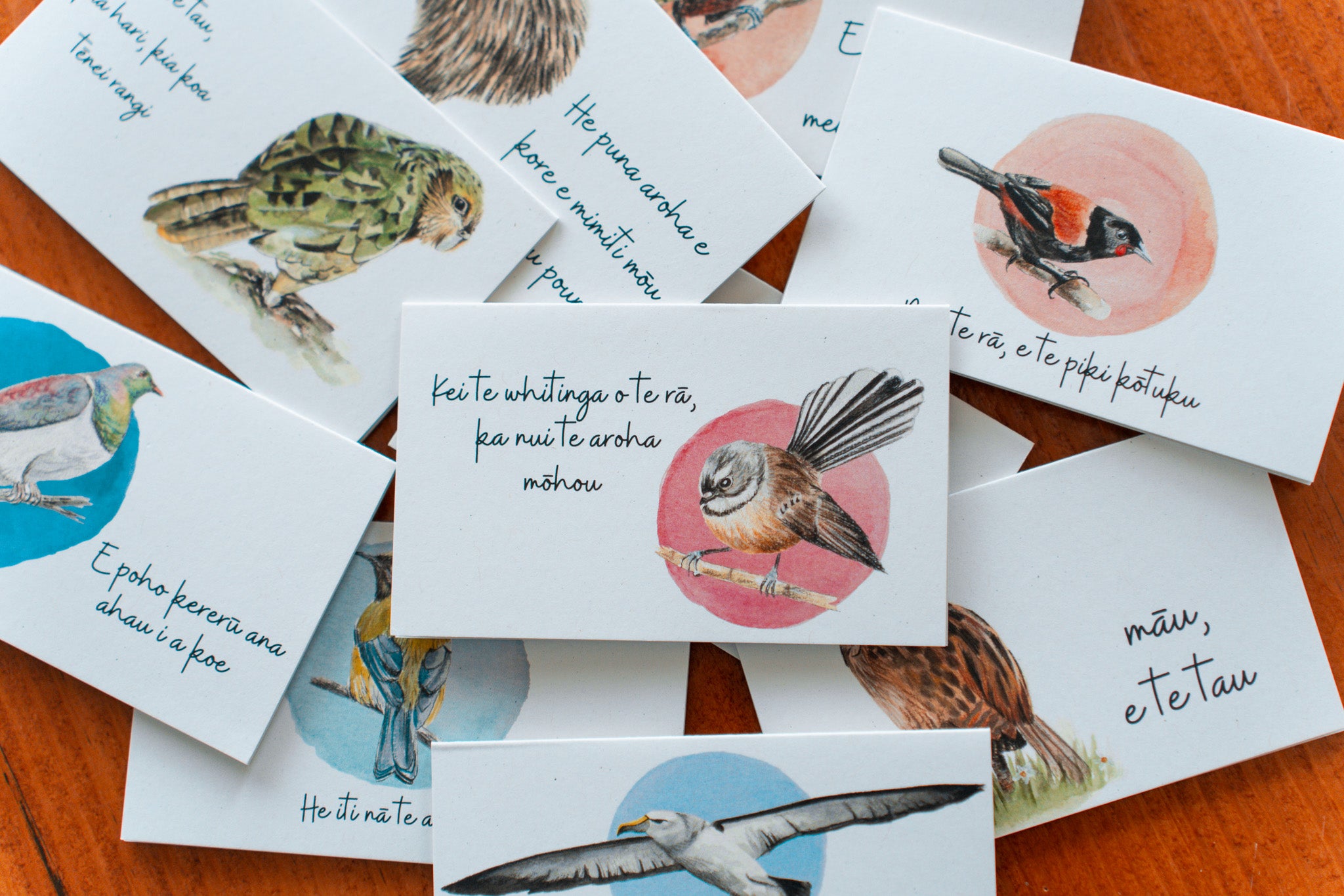 Mini Mihi Cards - set of 10 (affectionate messages)