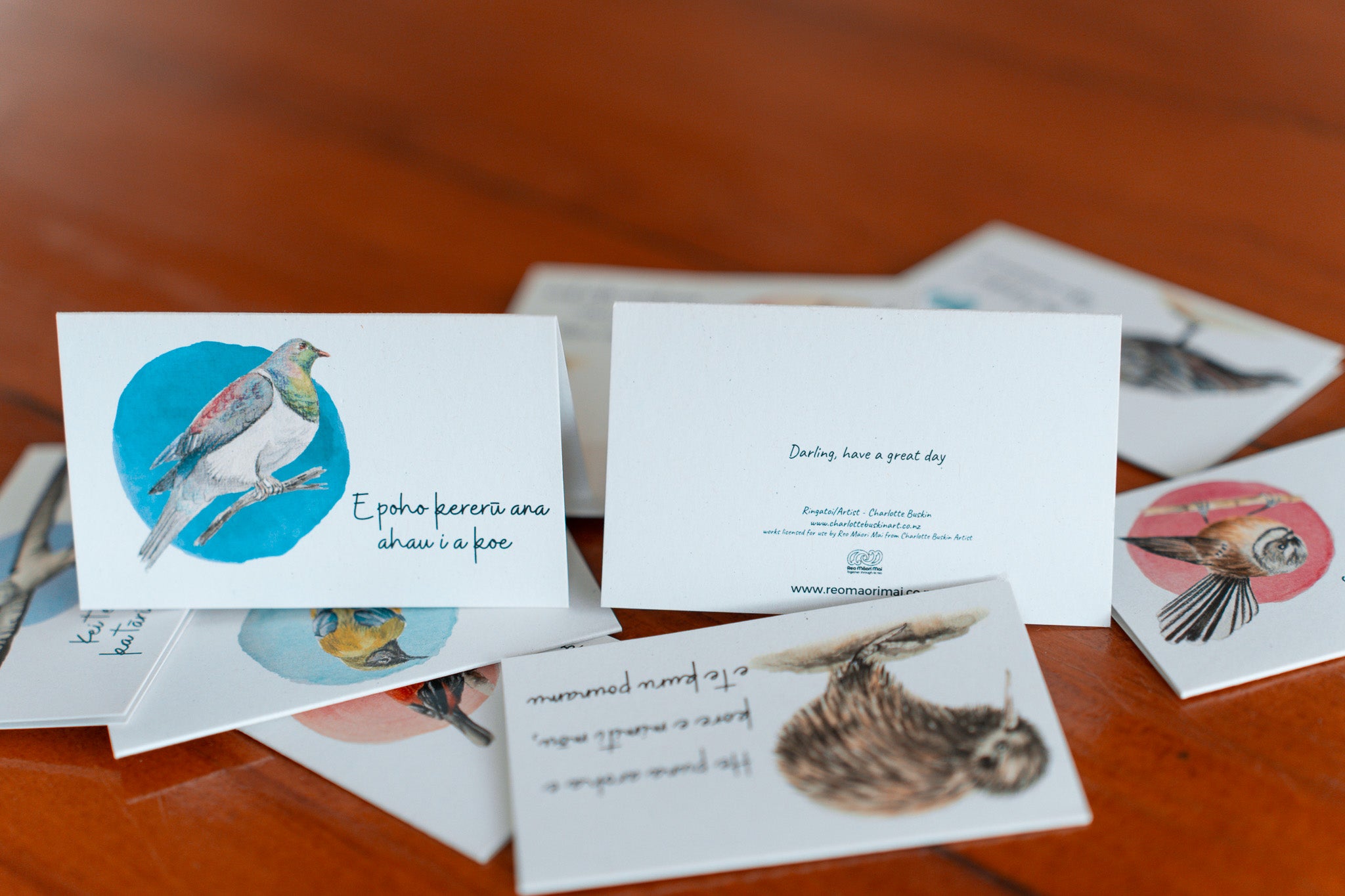 Mini Mihi Cards - set of 10 (affectionate messages)