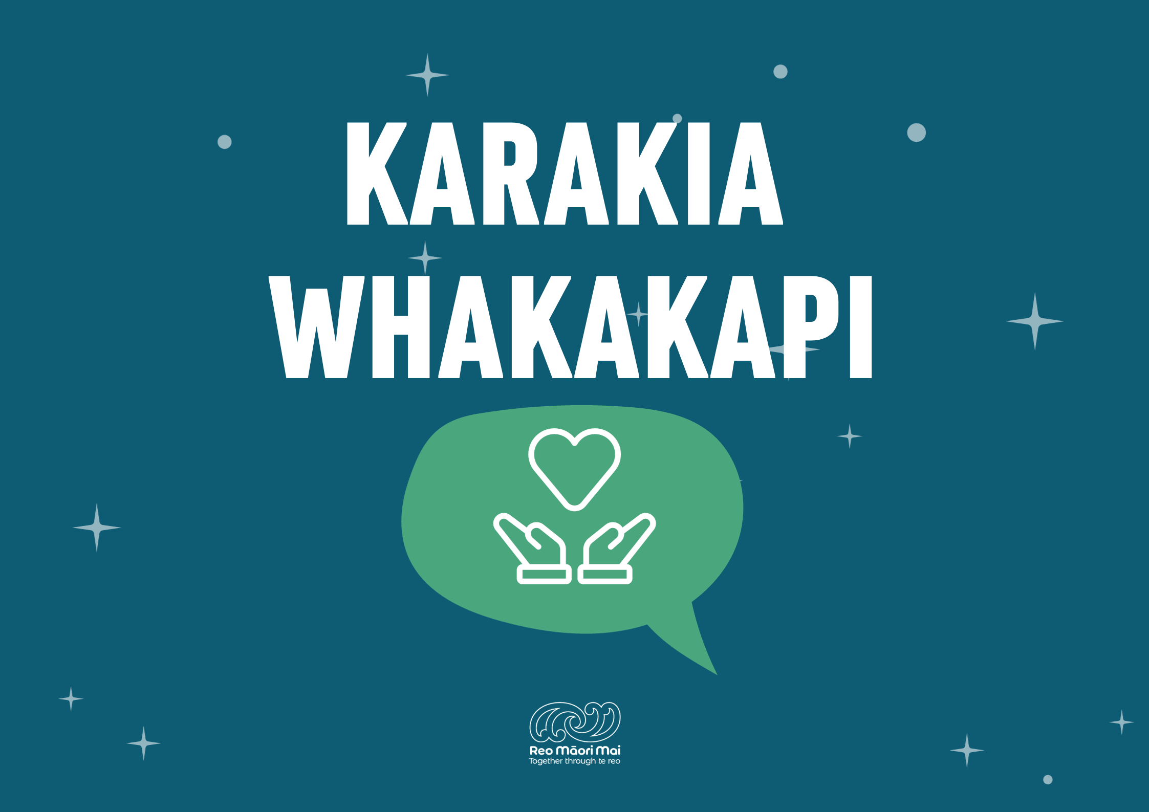 Karakia Whakakapi