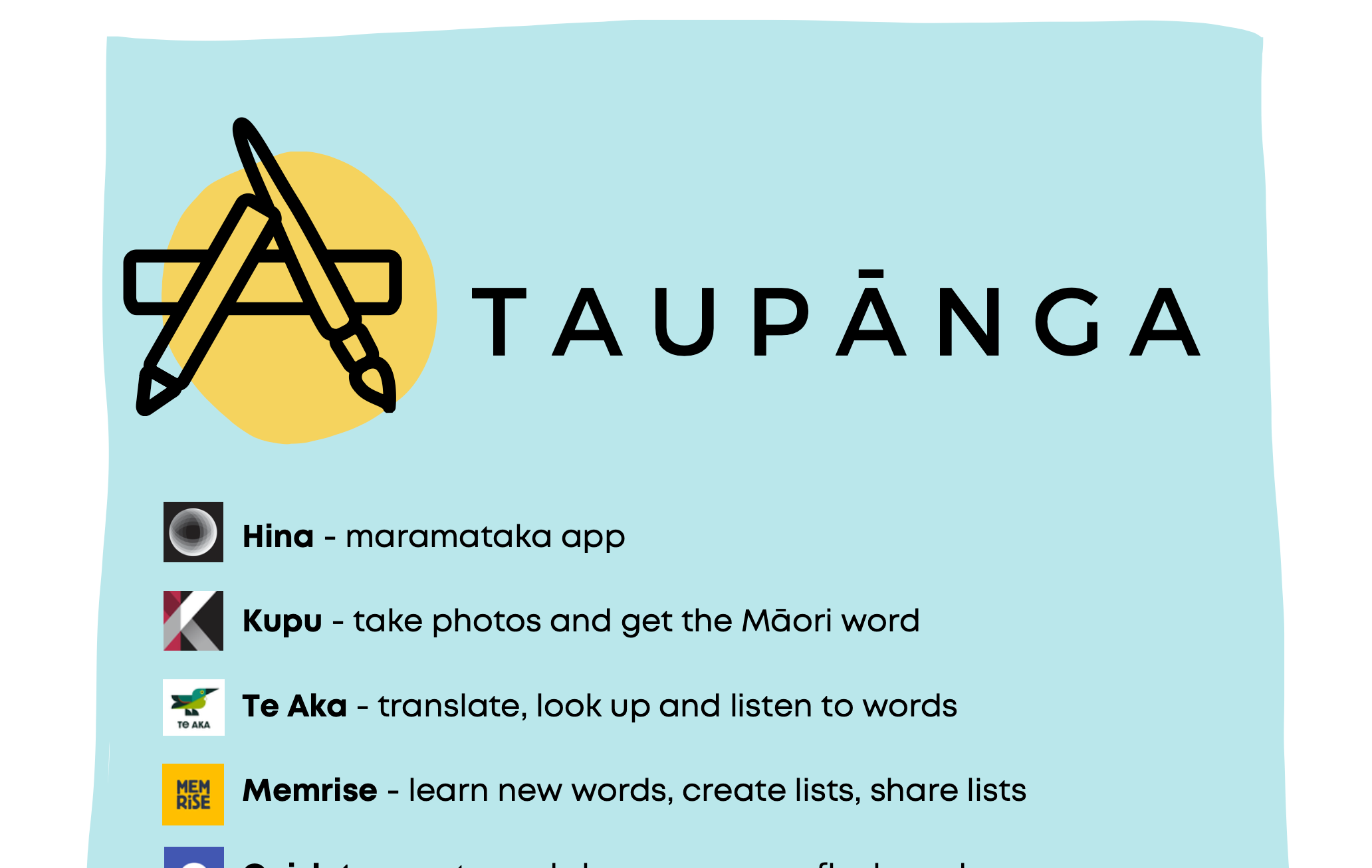 Taupānga/Apps to download - free download