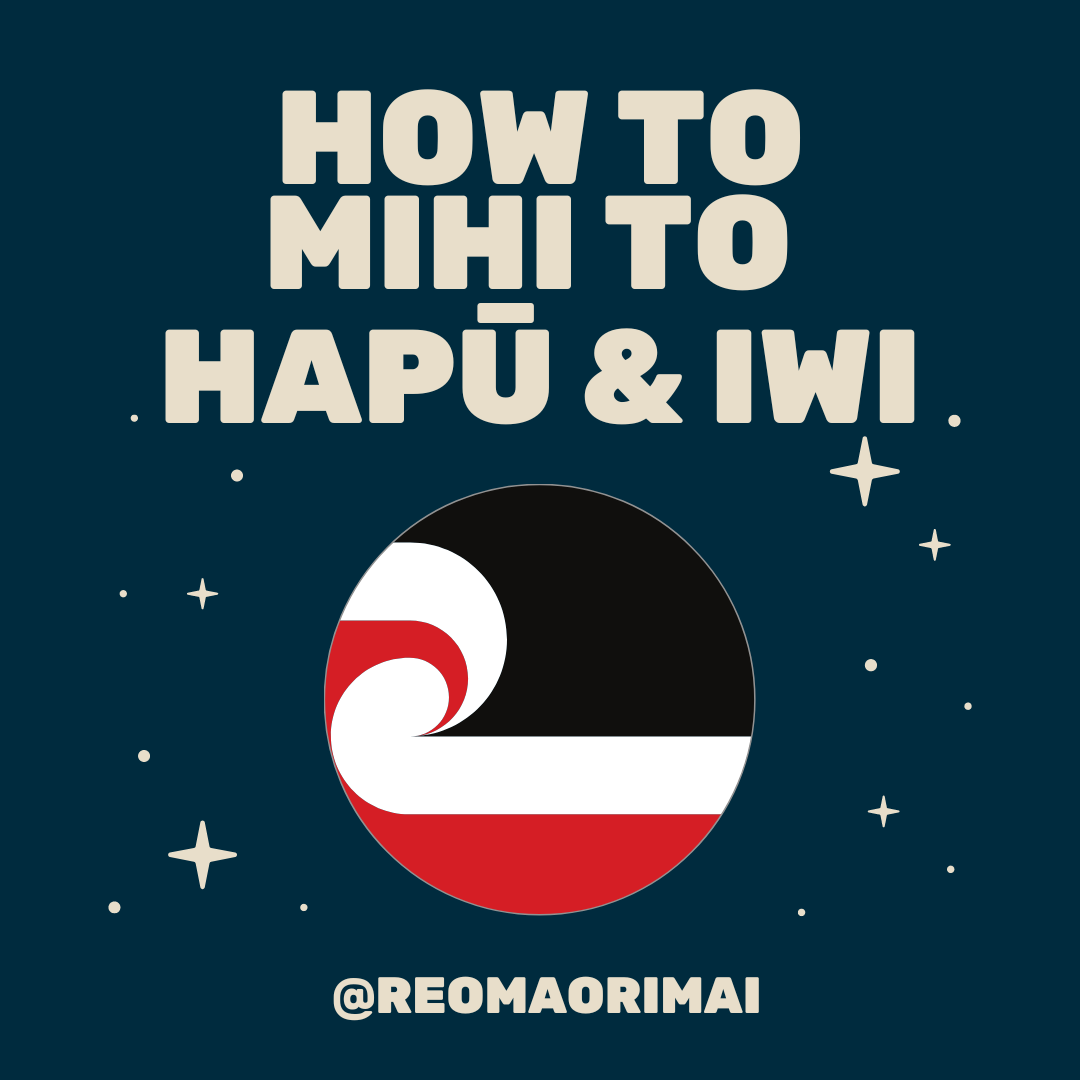 How to mihi to iwi and hapū - free download